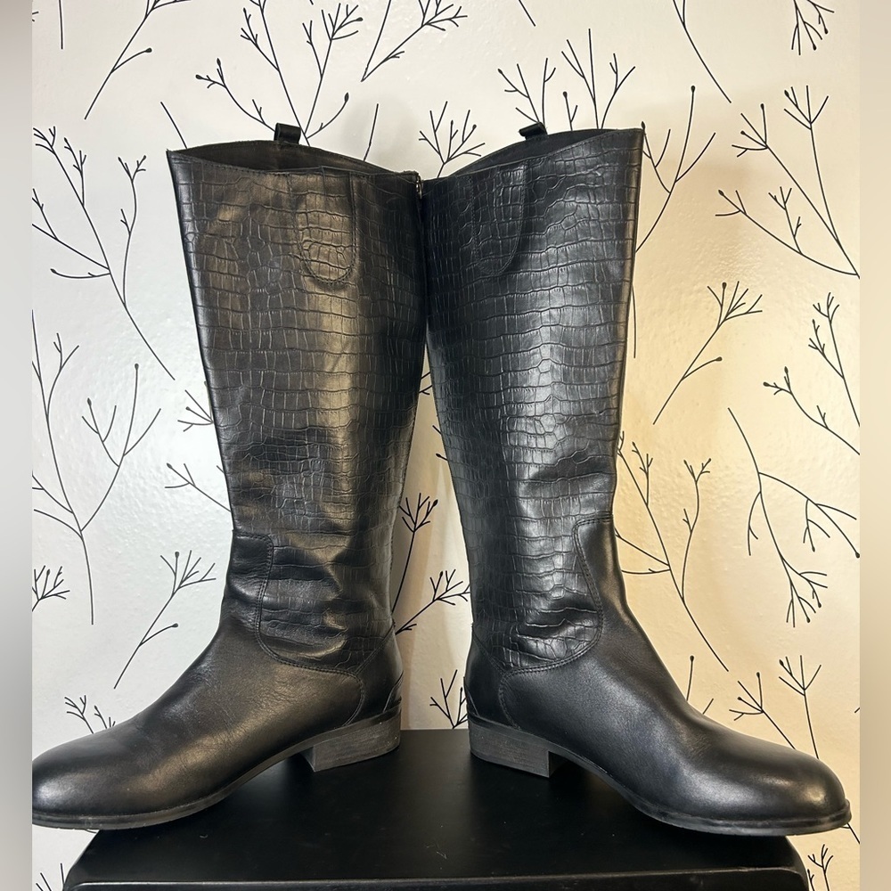 Array Derby Knee High Riding Boots - Picture 4 of 9